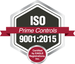 Prime Controls ISO Logo Certified by Eagle Registrations Inc